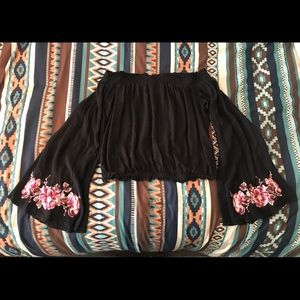 Off The Shoulder Crop Top